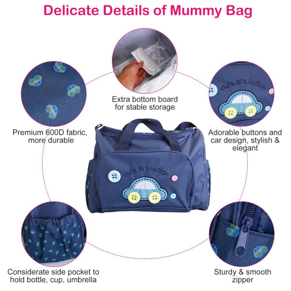 BabyLuv™ 4-Piece Baby Nappy Bag Set product image
