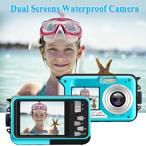 Waterproof Digital Camera Underwater Camera Full HD 2.7K 48 MP  product image