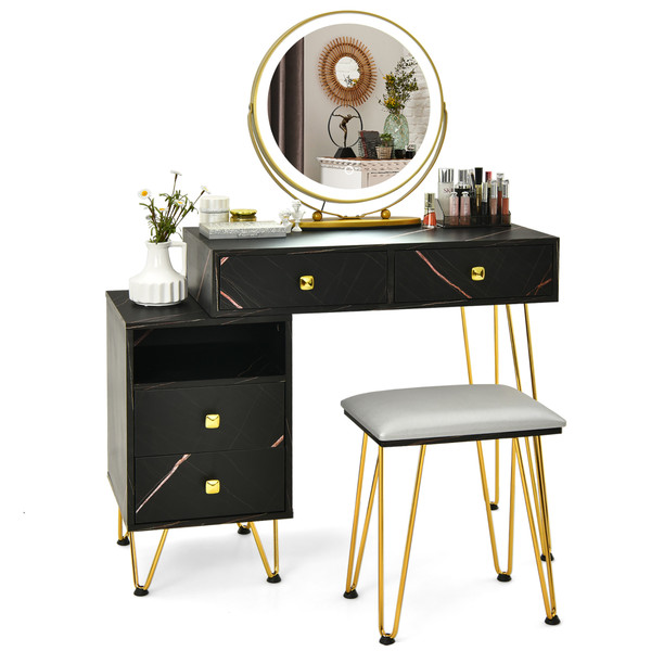 Modern Dressing Table with Storage Cabinet product image