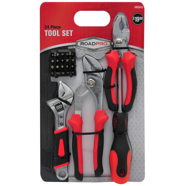 RoadPro Tool Set - 5ct PDQ with Bits (24-Piece) product image