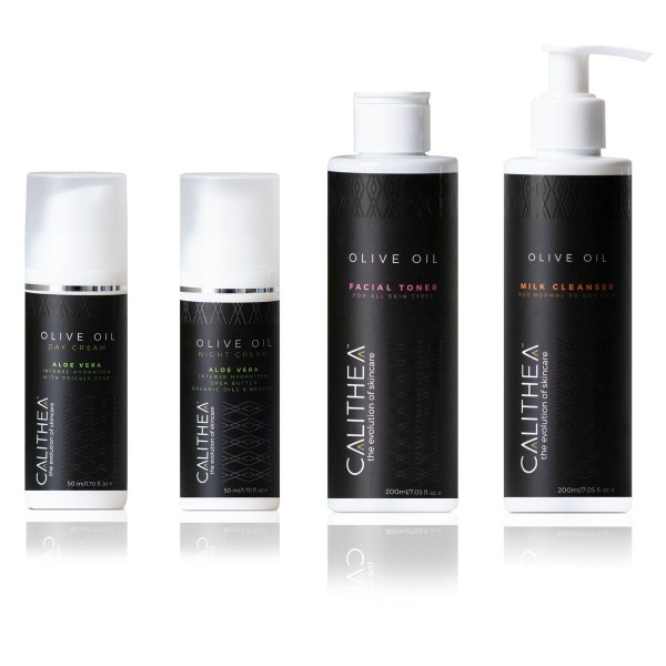 Calithea™ Organic Olive Cleanser, Toner & AM/PM Cream Bundle product image