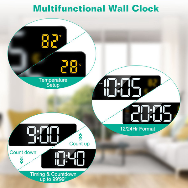 iMounTEK® 15.7-Inch LED Digital Clock product image