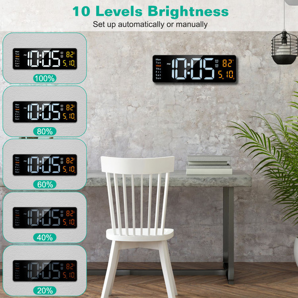 iMounTEK® 15.7-Inch LED Digital Clock product image