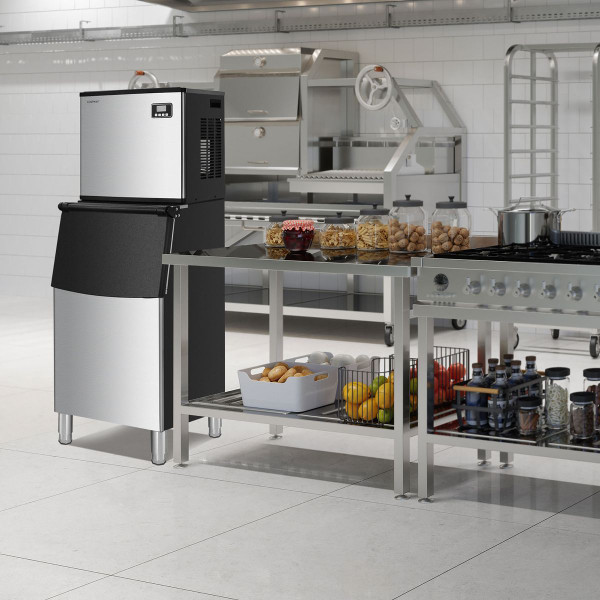 353-Pound/24H Split Commercial Ice Maker with Storage Bin product image