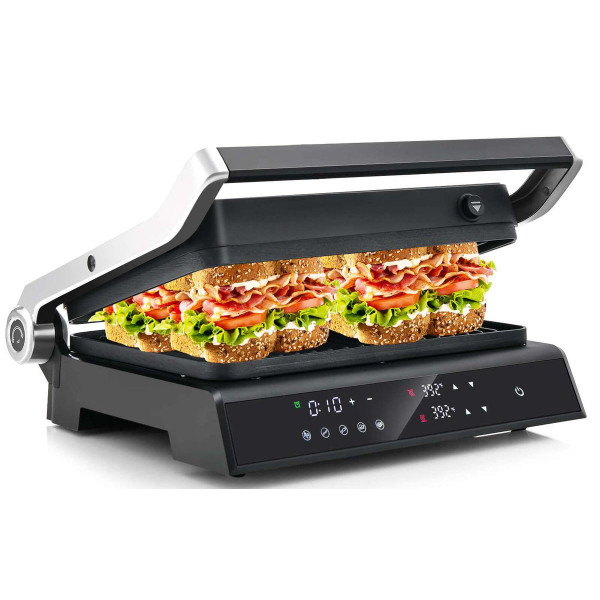 Electric Panini Press Grill with Non-Stick Coated Plates with 3-in-1 Functionality product image