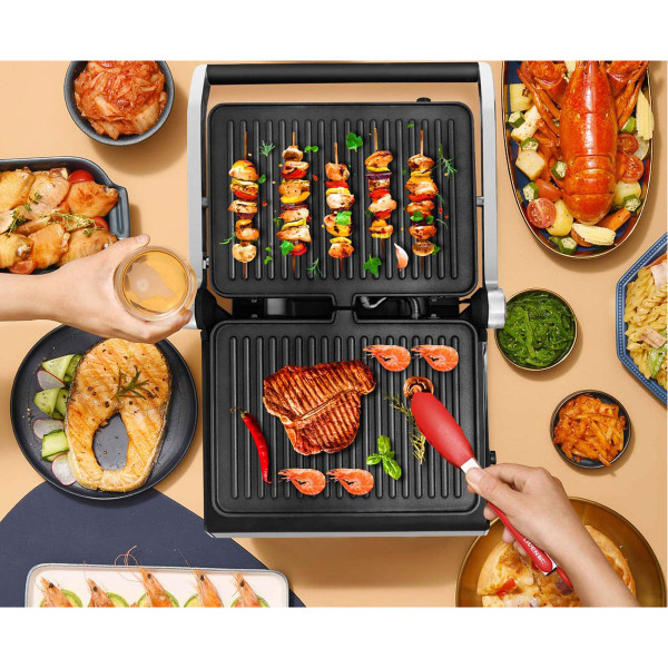 Electric Panini Press Grill with Non-Stick Coated Plates with 3-in-1 Functionality product image