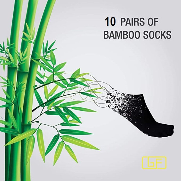 Bamboo Moisture-Wicking No-Show Unisex Ankle Socks (10-Pairs) product image