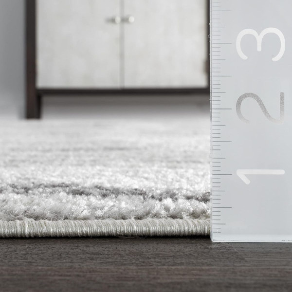 2 x 3-Foot Rectangular Contemporary Gray Accent Rug product image
