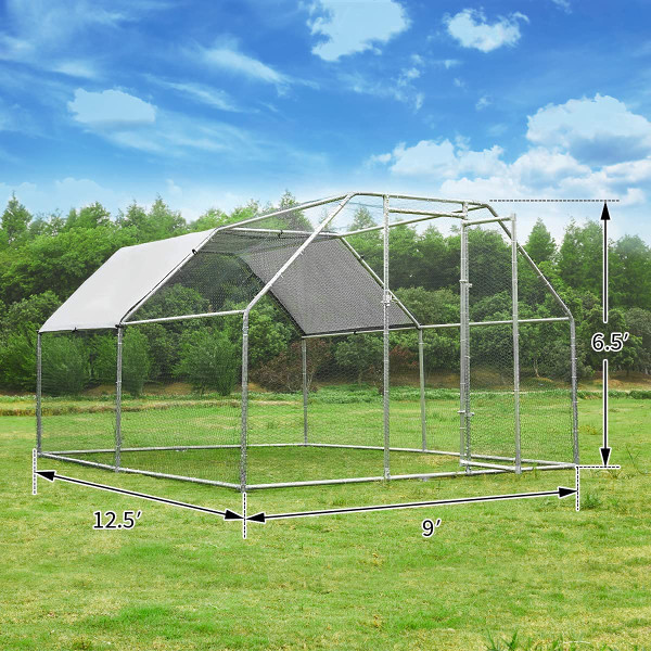 Large Walk-in Chicken Coop With Roof Cover product image