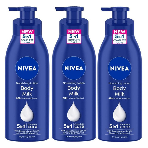 Nivea® Nourishing Body Milk Lotion for Dry Skin (3- or 6-Pack) product image