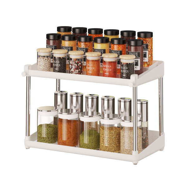 2-Tier Shelf Spice Rack Organizer product image