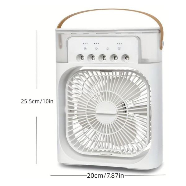 Portable Air Conditioners Fan, Ultra Quiet Personal Small Cooling Misting Fan for Makeup, Home, Office, Travel (White) product image