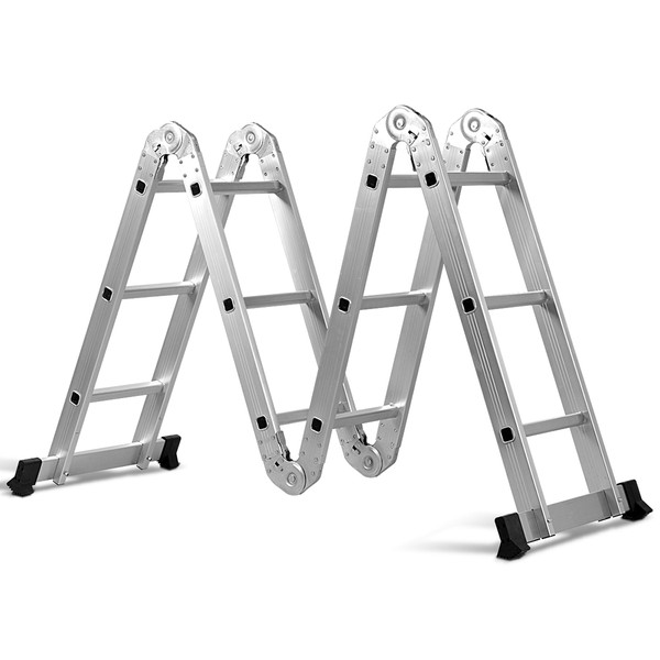 12.5-Foot 330-Pound Capacity Multipurpose Folding Scaffold Ladder product image