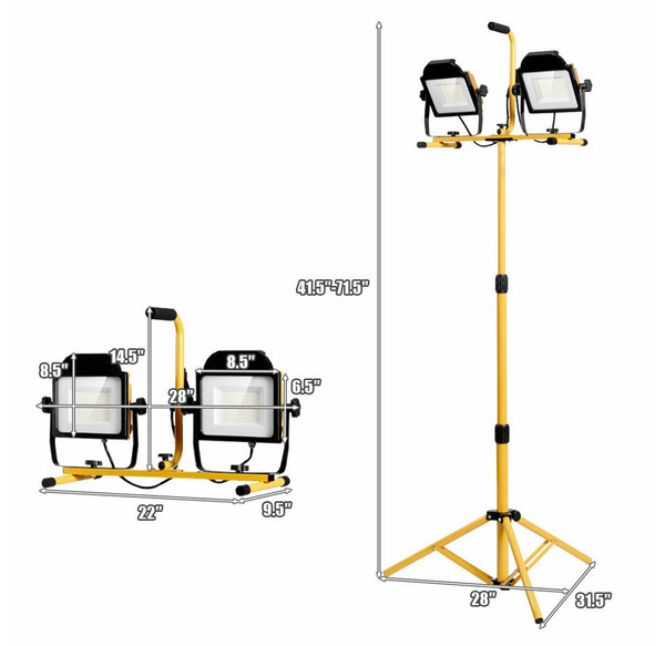 LED Single or Dual-Head Work Light product image