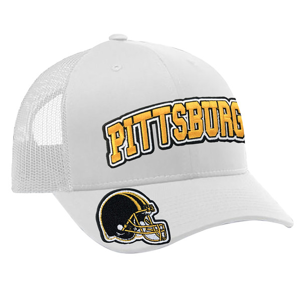 Embroidered Football Trucker Cap product image