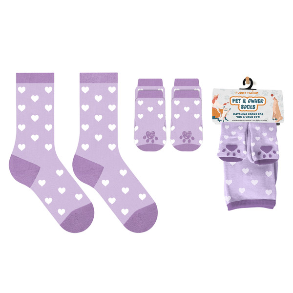 Novelty Matching Pet & Owner Fun Socks (2-Pair) product image