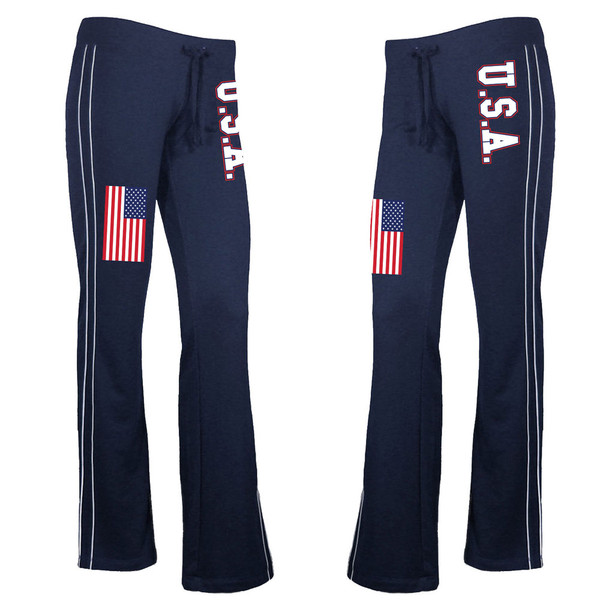 Women's U.S.A. Patriotic French Terry Lounge Pants product image