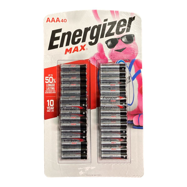 Energizer MAX® AAA Batteries (40-Pack) product image