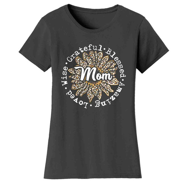 Leopard Sunflower Mother's Day T-Shirts product image