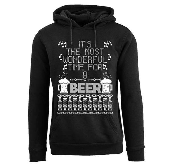 Men's Funny Ugly Holiday Pull Over Hoodie product image