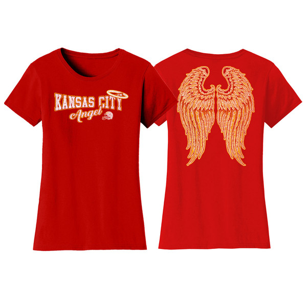Women's Football Angel T-Shirt product image