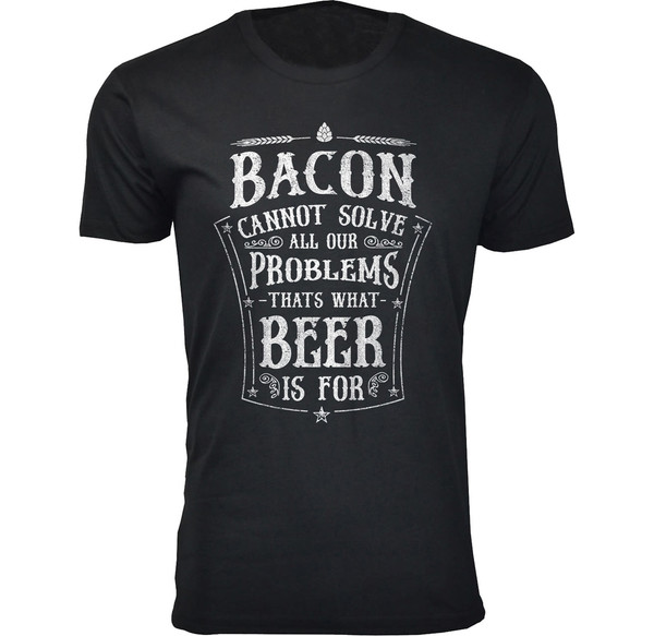 Men's Bacon and Beer Humor T-shirts product image