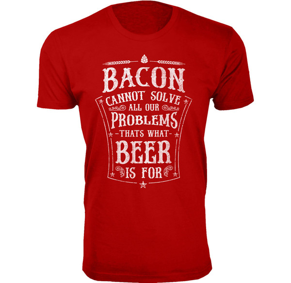 Men's Bacon and Beer Humor T-shirts product image