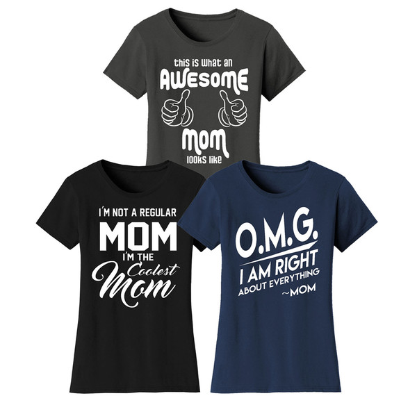 Women's Awesome and Coolest Mom T-shirt    product image