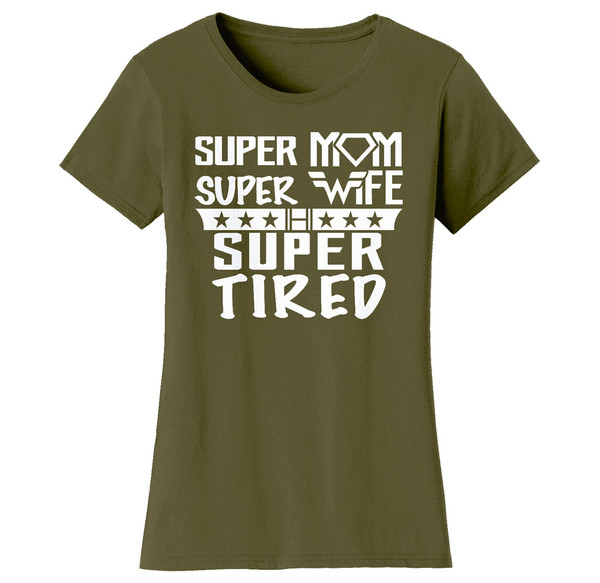 Super Mom Themed T-Shirt product image