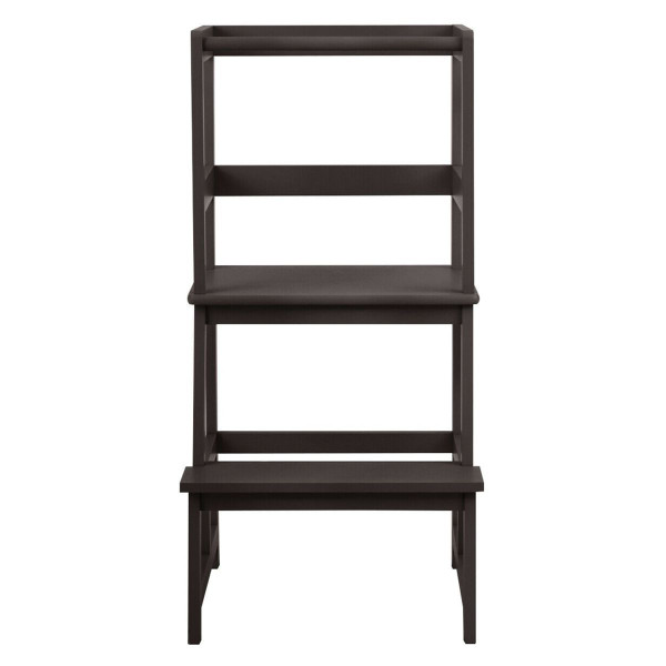 Wooden Kitchen Step Stool with Safety Rail  product image Wooden Kitchen Step Stool with Safety Rail  product image