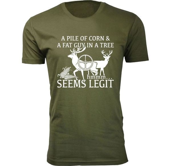 Men's Deer Hunting Theme T-shirt product image