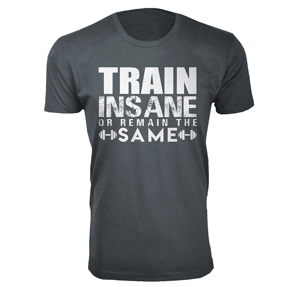 Men's 'Made in the Gym' and 'Train Insane' T-shirt product image