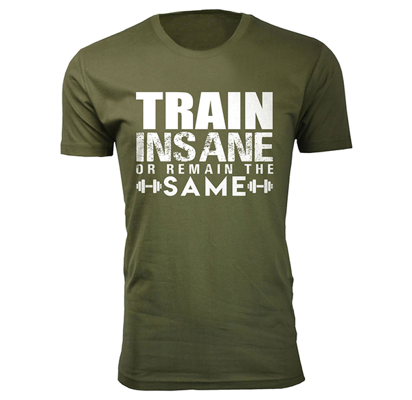 Men's 'Made in the Gym' and 'Train Insane' T-shirt product image