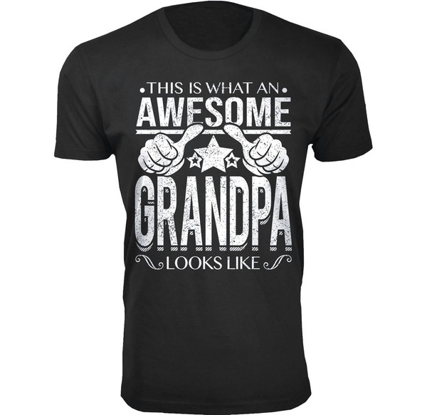 Men’s Awesome Dad and Grandpa T-Shirts product image