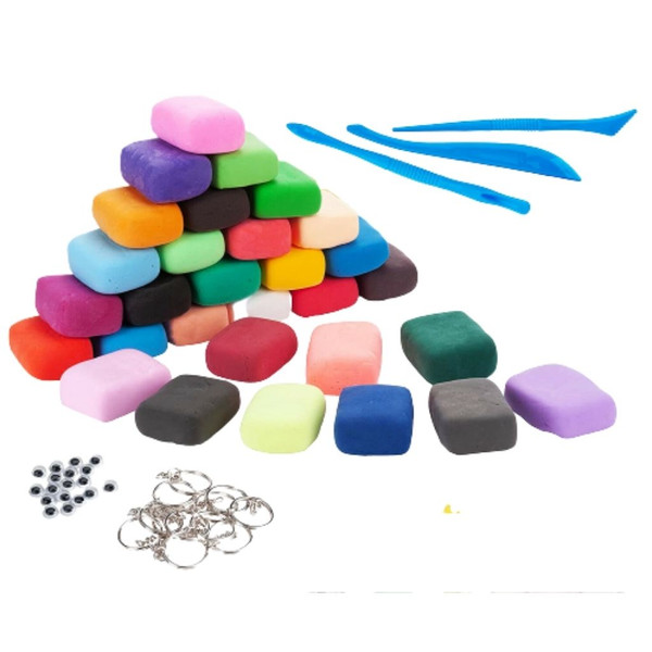Kids' 36-Color Air Dry Modeling Clay Kit