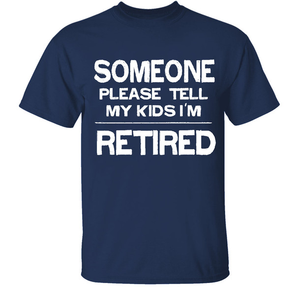 Men's Retired-Themed Cotton T-Shirts product image