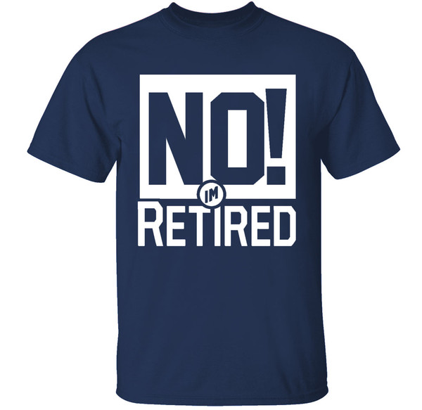Men's Retired-Themed Cotton T-Shirts product image