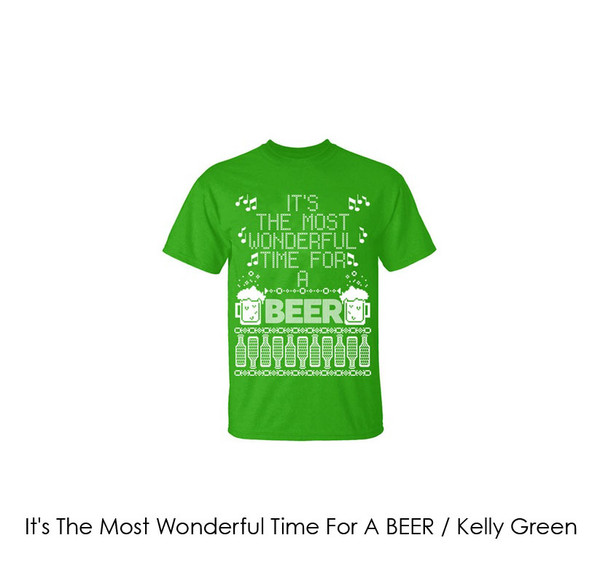 Men's Ugly Christmas Sweater Cotton T-Shirt  product image Men's Ugly Christmas Sweater Cotton T-Shirt  product image