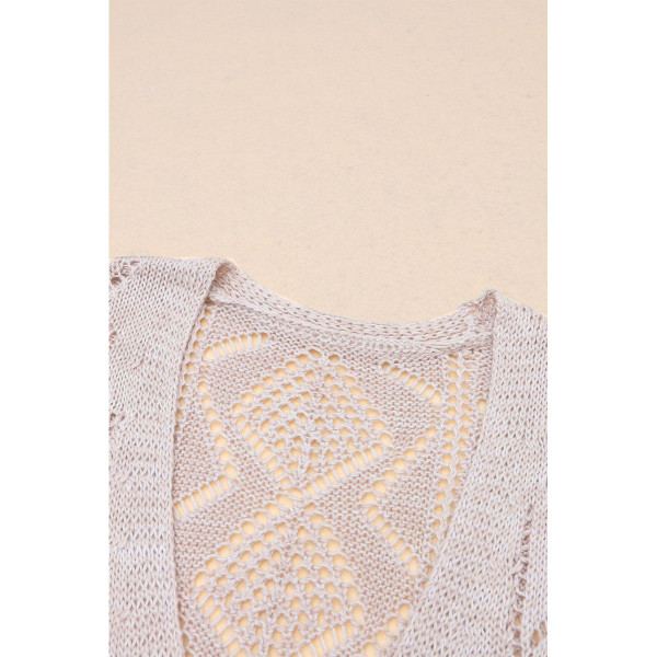 Mckenzie Hollow-out Openwork Knit Cardigan product image