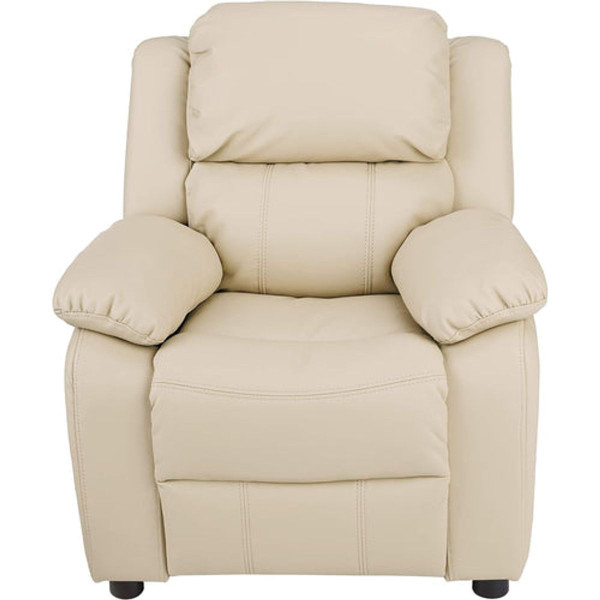 Kids' Leathersoft Recliner with Armrest Storage by Amazon Basics® product image