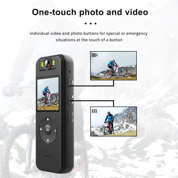 HD 4K DV Sports Camera Night Vision WIFI Outdoor Sports Bicycle Driving Recorder with Back Clip Law Enforcement Recorder product image