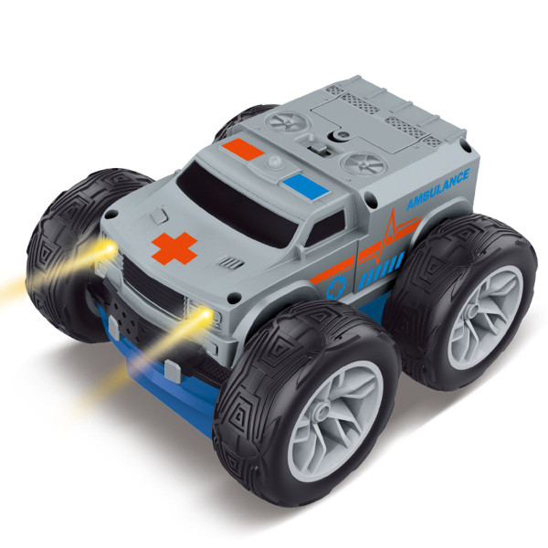 2 in 1 RC Reversible Police/Ambulance Stunt Car  product image