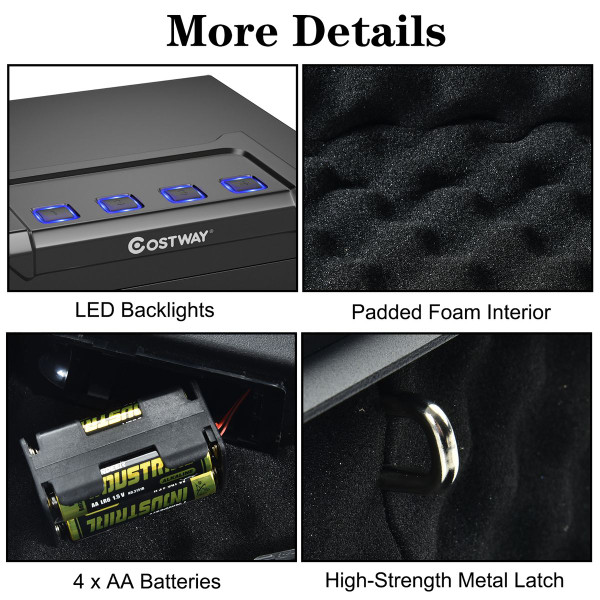 Quick-Access Key Firearm Safe for Enhanced Gun Security product image