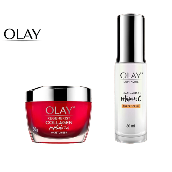 Olay® Regenerist Collagen Peptide24 Moisturizer + Vitamin C Serum Bundle product image