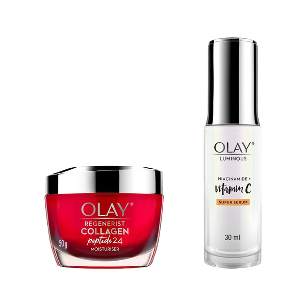 Olay® Regenerist Collagen Peptide24 Moisturizer + Vitamin C Serum Bundle product image