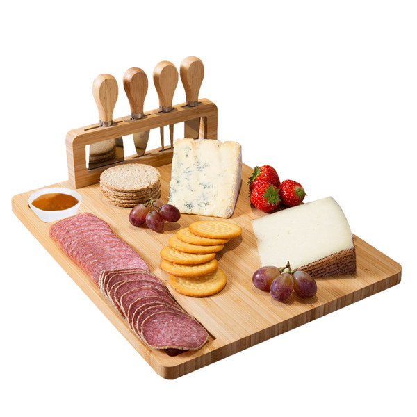 NewHome™ Charcuterie Cheese Board & Knife Set product image