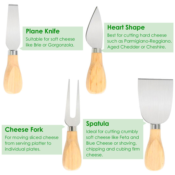 NewHome™ Charcuterie Cheese Board & Knife Set product image