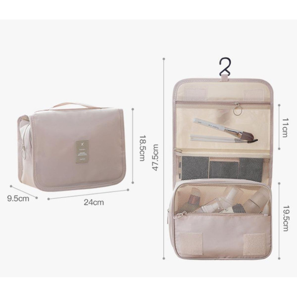 Clarissa Waterproof Toiletry Tote With 6 Pockets product image