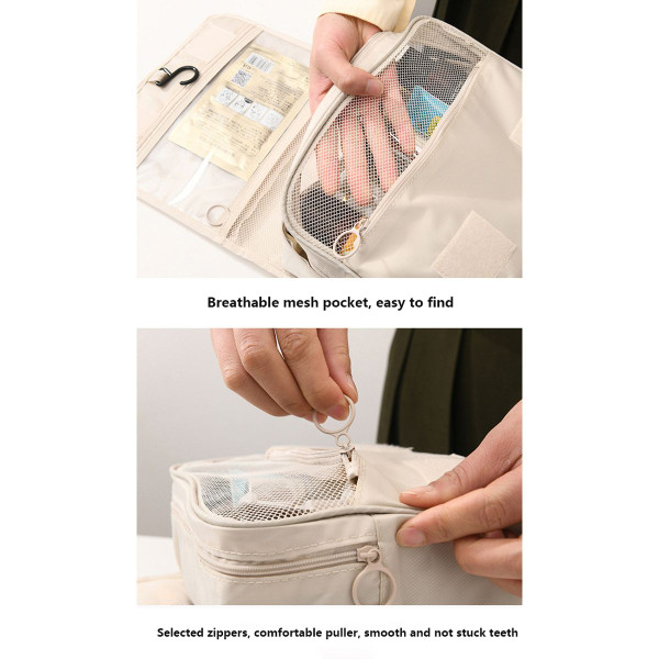 Clarissa Waterproof Toiletry Tote With 6 Pockets product image