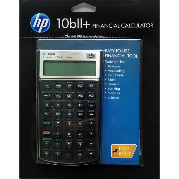 HP 10bII+ Financial Calculator product image